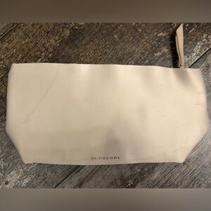 Burberry Beige Zip Pouch